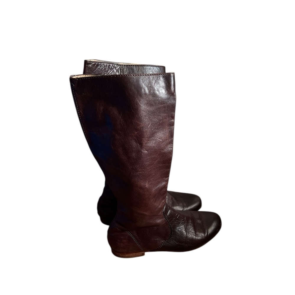 Frye | Jillian Chocolate Brown Pull On Boots Timeless Leather Design Size 8.5